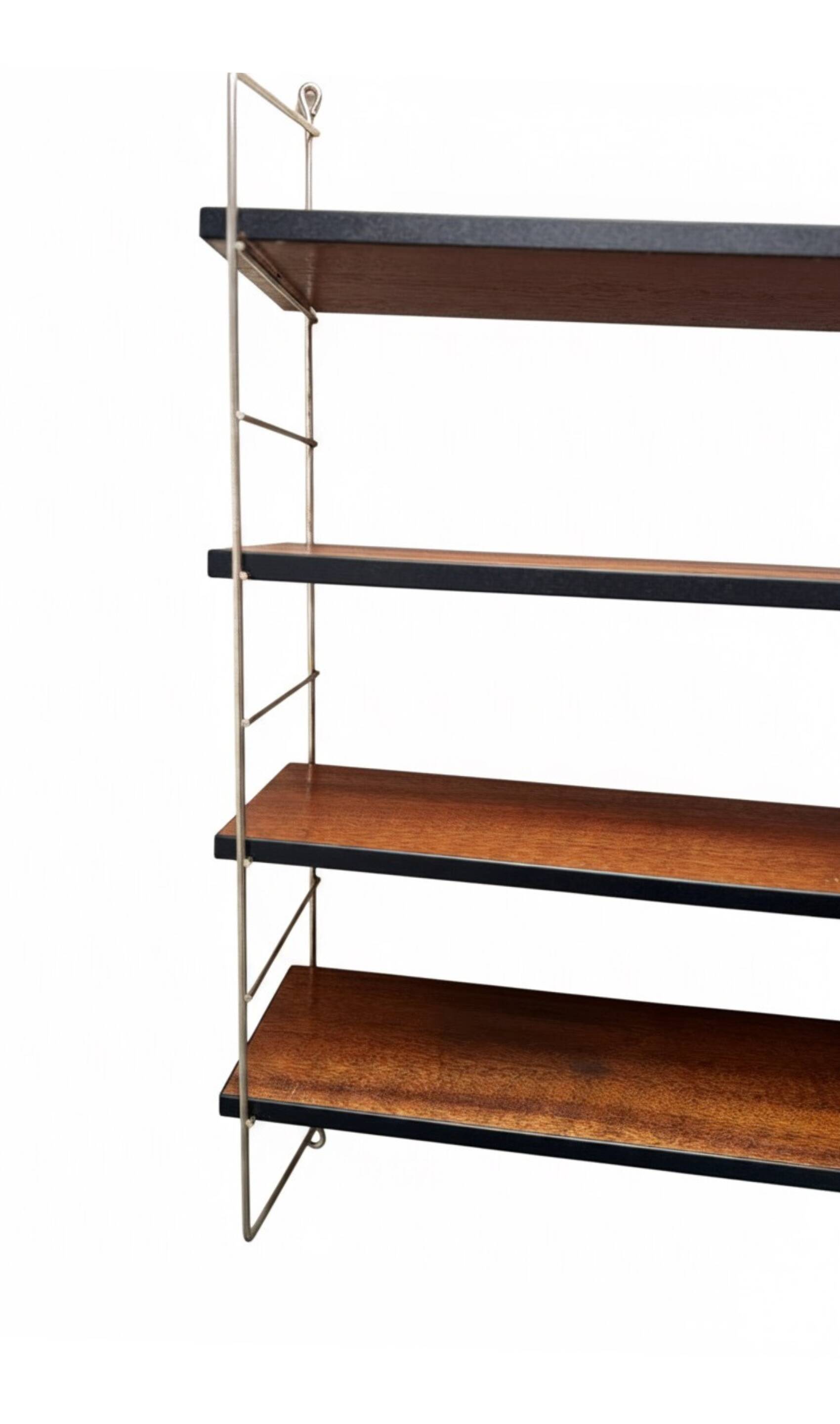 Vintage wall shelf, Scandinavian design, 70s-80s.