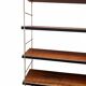 Vintage wall shelf, Scandinavian design, 70s-80s.