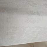 Old large rustic linen tablecloth 295 x 140 cm
