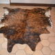 Tapis peau de vache véritable
