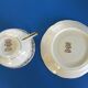F.D Chauvigny porcelain coffee service complete gold frieze décor