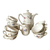 Service à thé ancien en porcelaine l'Amandinoise