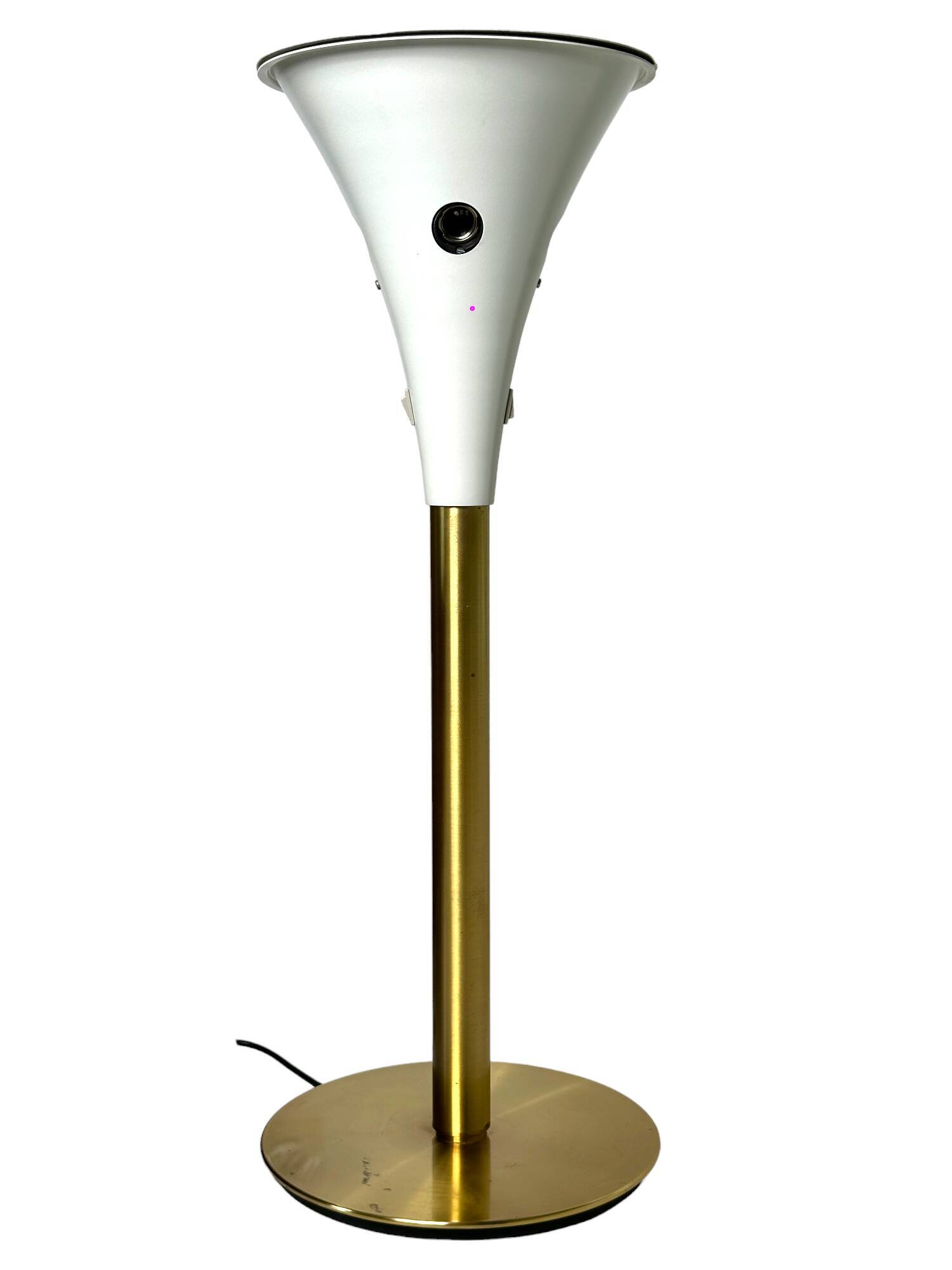 Tulip Floor Lamp Staff Leuchten Metal / Gilded - Brass 1960s/70s
