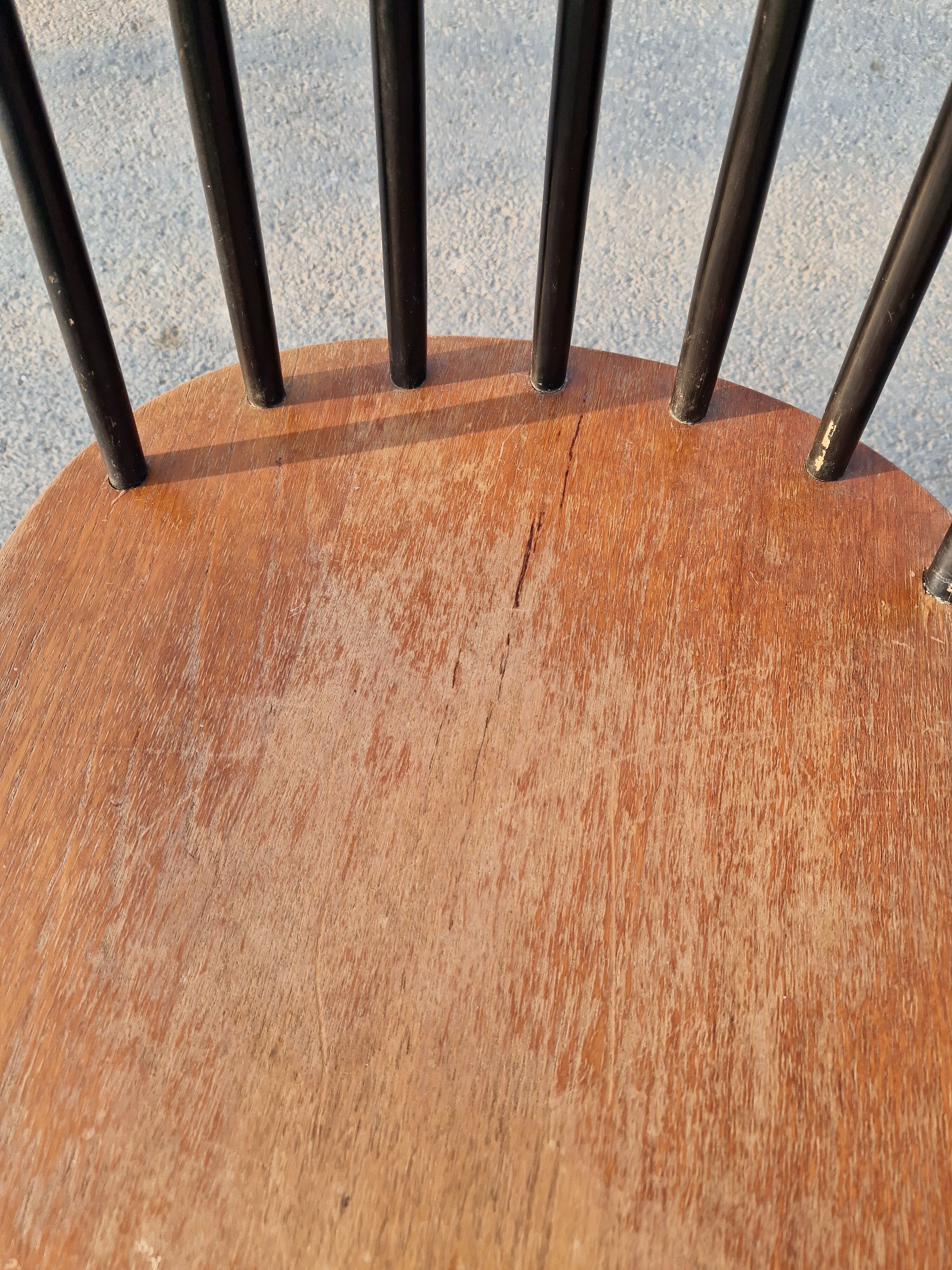 Set of 6 Fannett Scandinavian chairs by Ilmari Tapiovaara 1960.