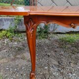 Louis XV extendable oval dining table