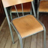 School chair / school chair 1960 with bars