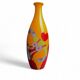 Vintage vase the Lady of Hearts hand-painted 20th century