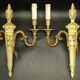 Pair of Louis XVI style wall lamps