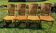 4 caned chairs in cherry wood – Louis XV style