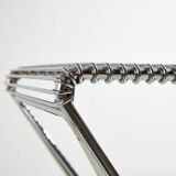 Kreuzschwinger steel bar stool by till behrens for schlubach, set of 2 (mk10476)