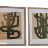Pairs of engravings after Pierre Soulages