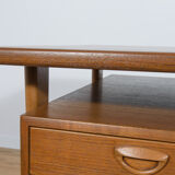 Mid-Century Danish Teak Desk by Kai Kristiansen for Feldballes Møbelfabrik, 1960s