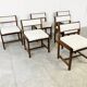 Wenge wooden dining chairs by Spectrum, 1970s