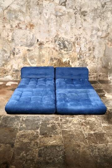 First edition Mah Jong sofa, by Hans Hopfer for Roche Bobois, 1970s