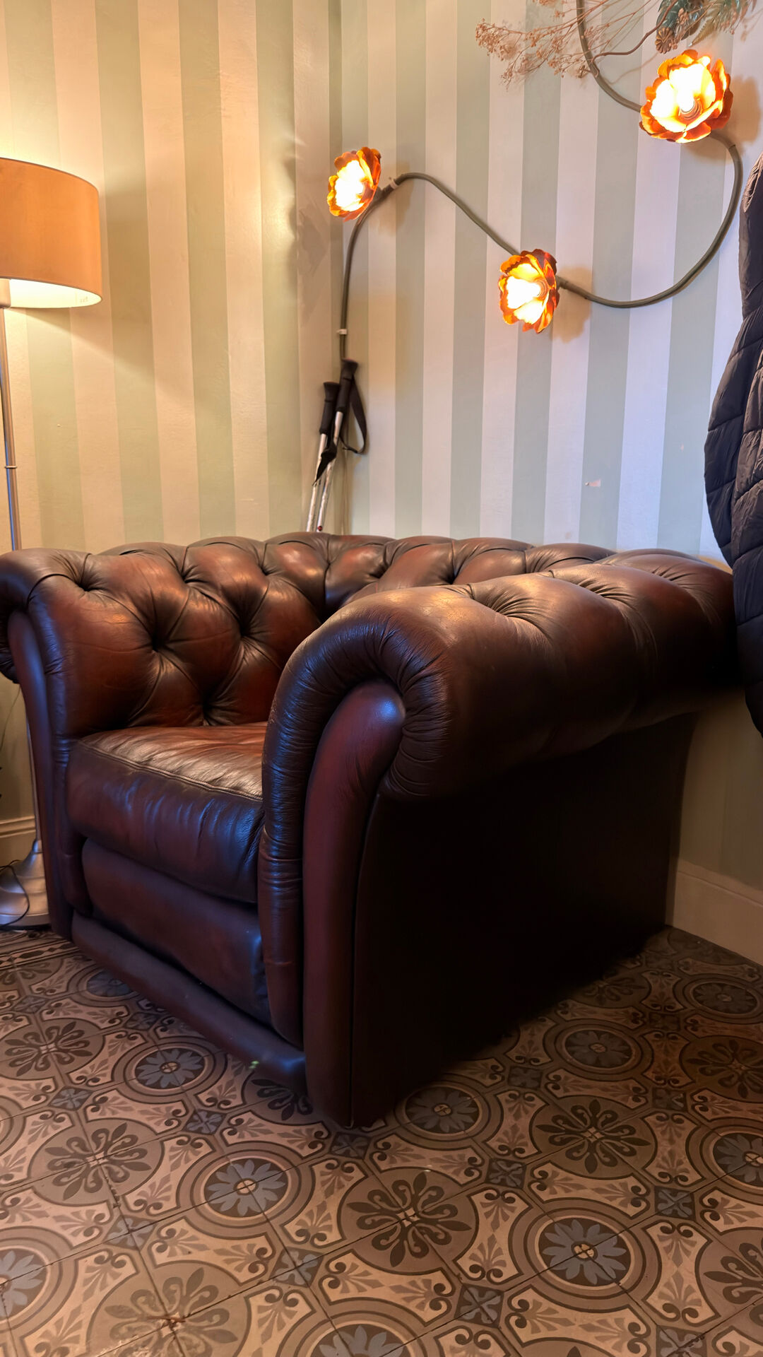 Chesterfield armchair