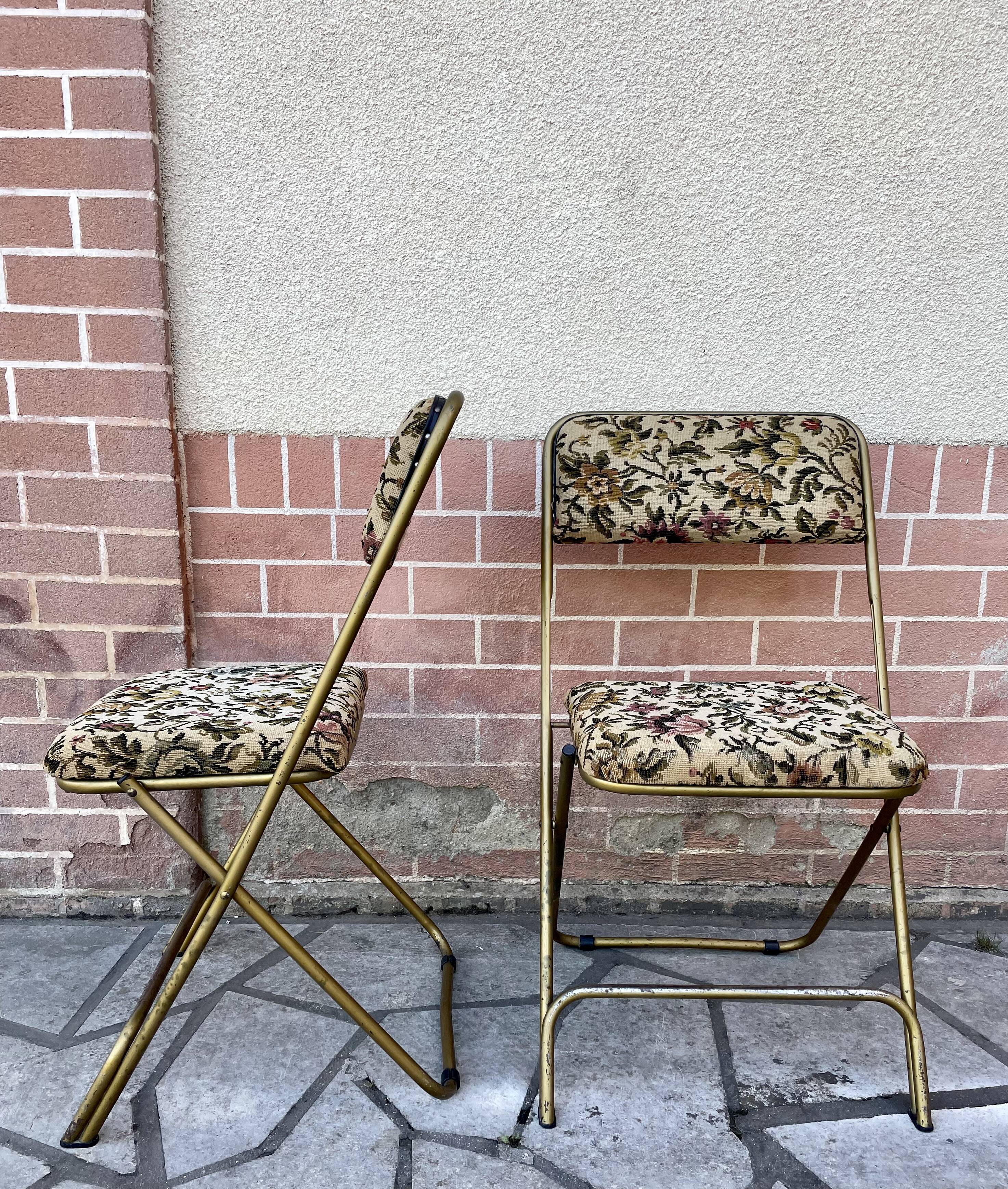 Folding chairs Lafuma tapestry
