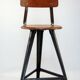 Rowac vintage industrial stool chair from the 1920s