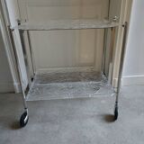 Platex frosted effect serving trolley