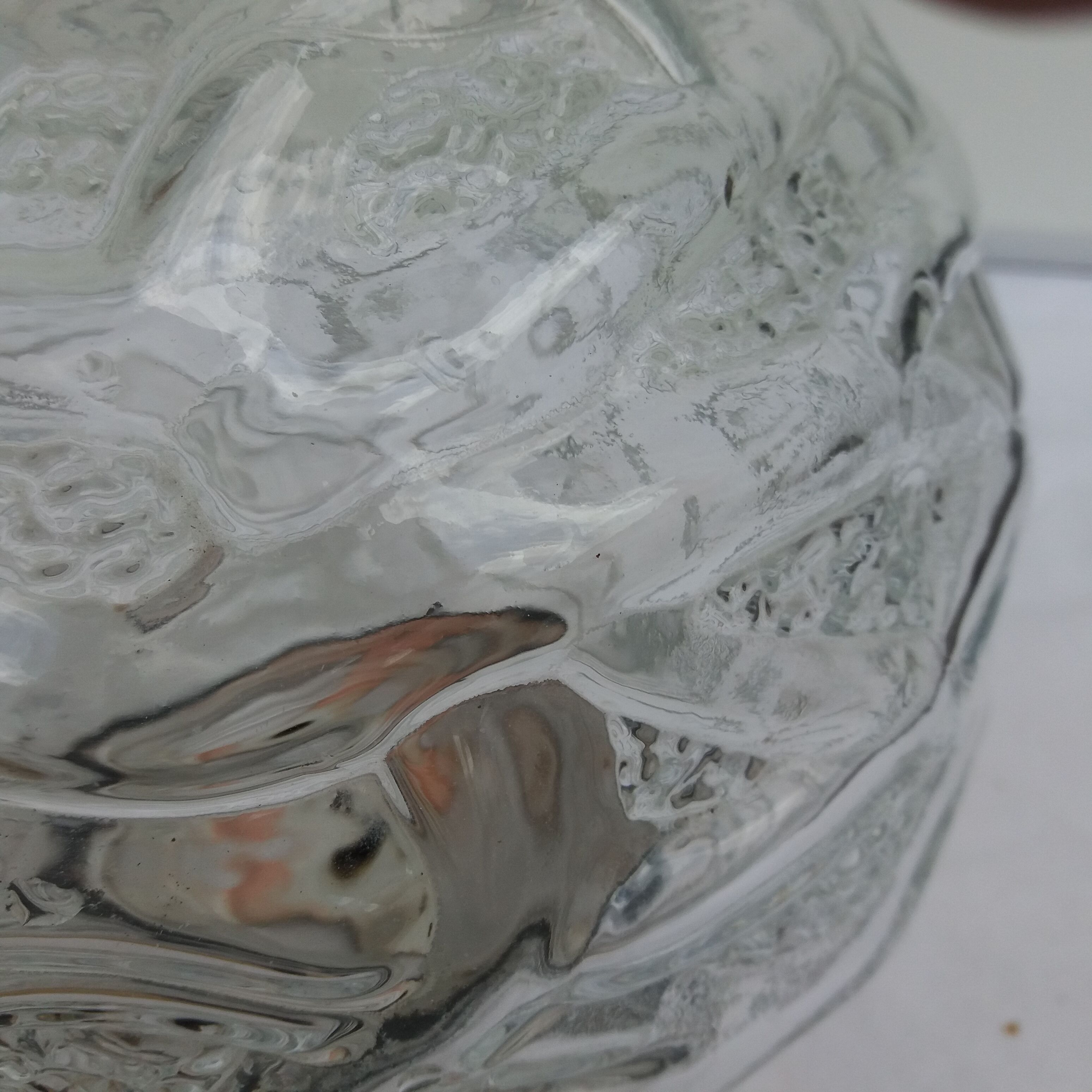 Ball glass ceiling light