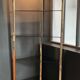 70s brass light shelf