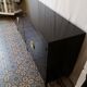 4-Door black laced enfilade by Jean Pascaud 1940 1945 art deco