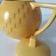 Salins teapot – Memphis design from the 1980s, golden yellow colour.