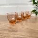Set de 4 verres liqueur Luminarc étoile rose