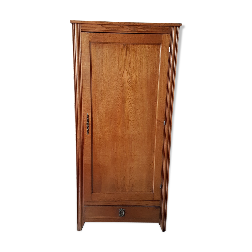Armoire étroite vintage en chêne Selency