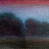 Ink landscape Between dog and wolf 3