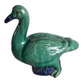 Grand canard vintage en céramique