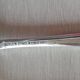 Set of 6 small silver metal spoons