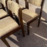 Baumann table and 6 chairs set