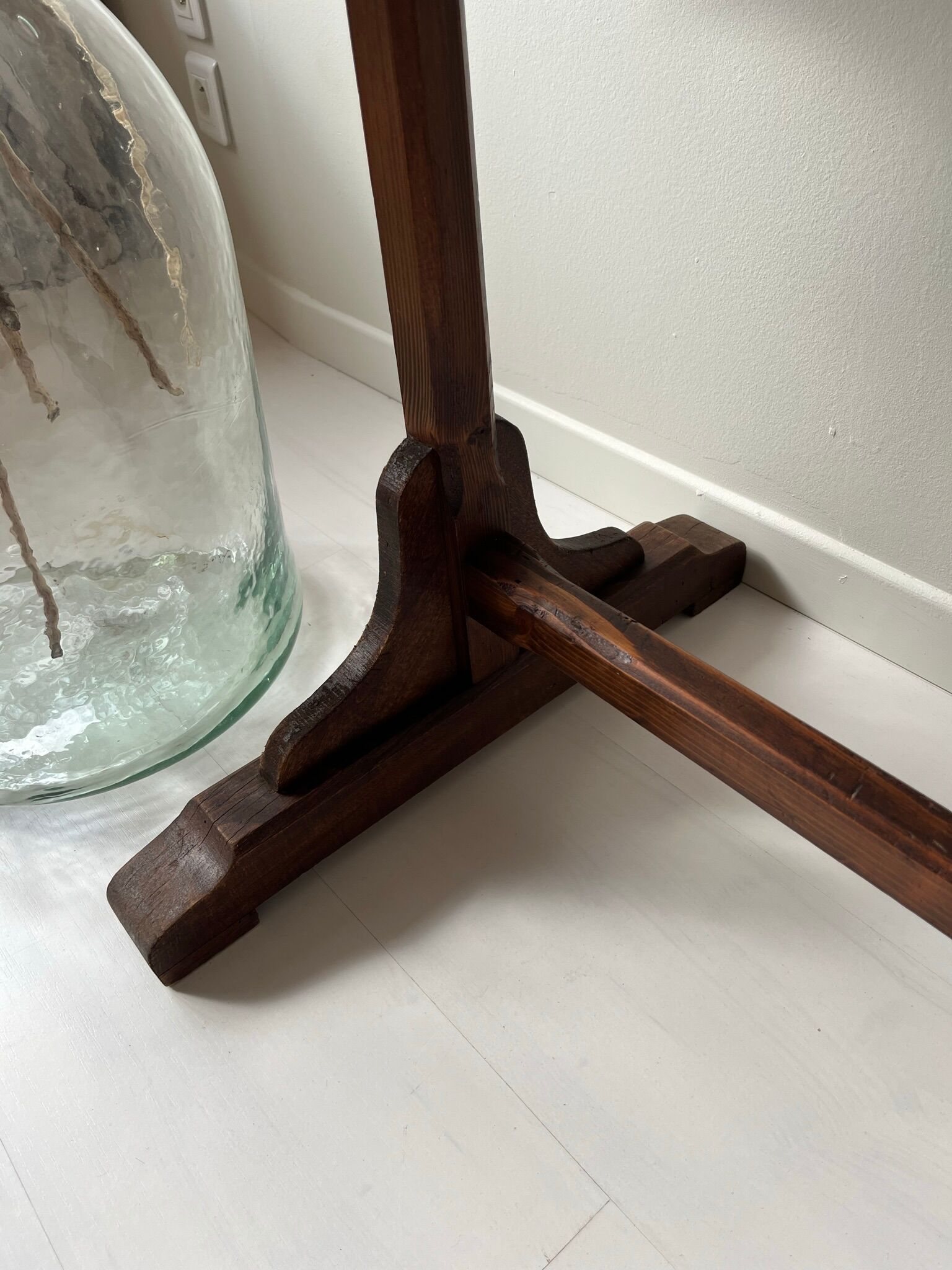 Clothes rack - antique wooden rack