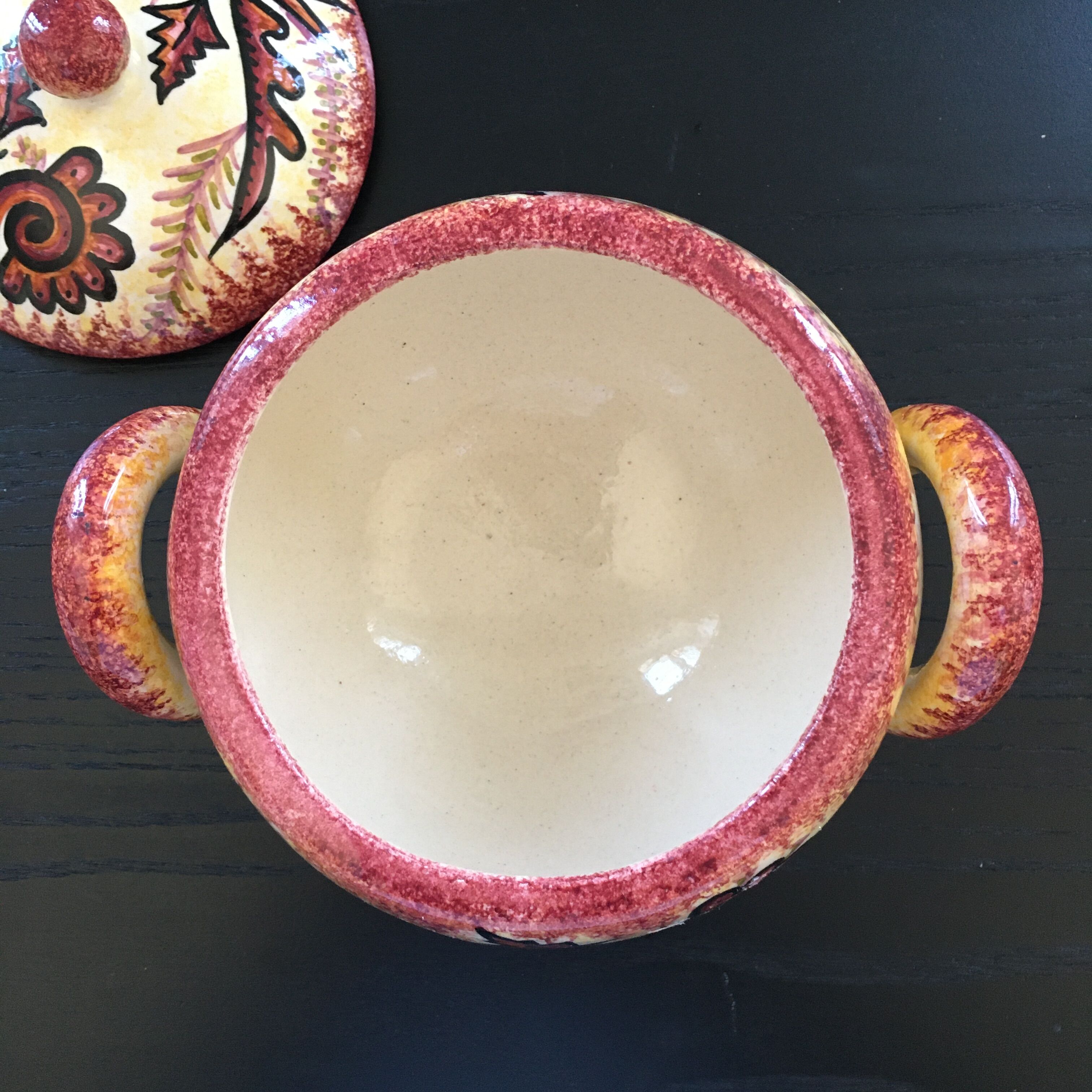 Pot signed Fouillen Quimper