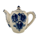 Théière faïence russe gzhel