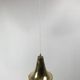 Scandinavian brass hanging pendant lamp by Hans Agne Jakobsson, Sweden 1960s