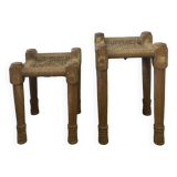 Set of 2 rope stools