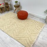 Handmade Moroccan Berber carpet 232 X 138 CM