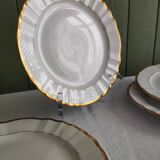 « Pallas » - 6 assiettes à dessert en porcelaine Limoges Balleroy & Cie
