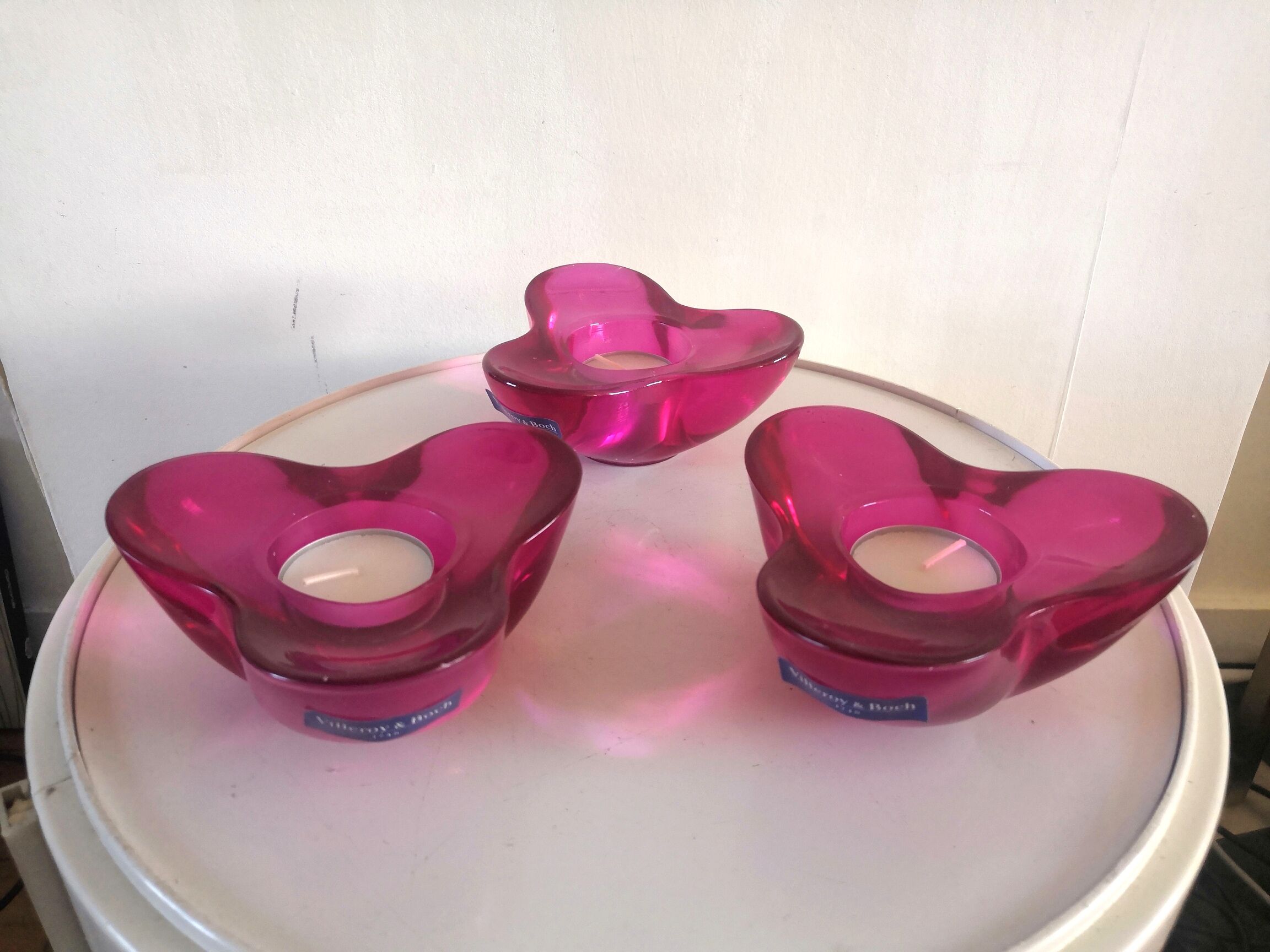 3 Villeroy and Boch Lights & Moods collection photophores