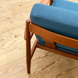 Armchair by Grete Jalk for France & Son, Danish Design, 1950er