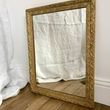 set of 4 mirrors in wood and gilded stucco early 20th century