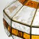 Beautiful large heavy 1960s Italian PoliArte glass ceiling lamp | Ø 52cm