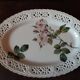 Barbotine style porcelain dish