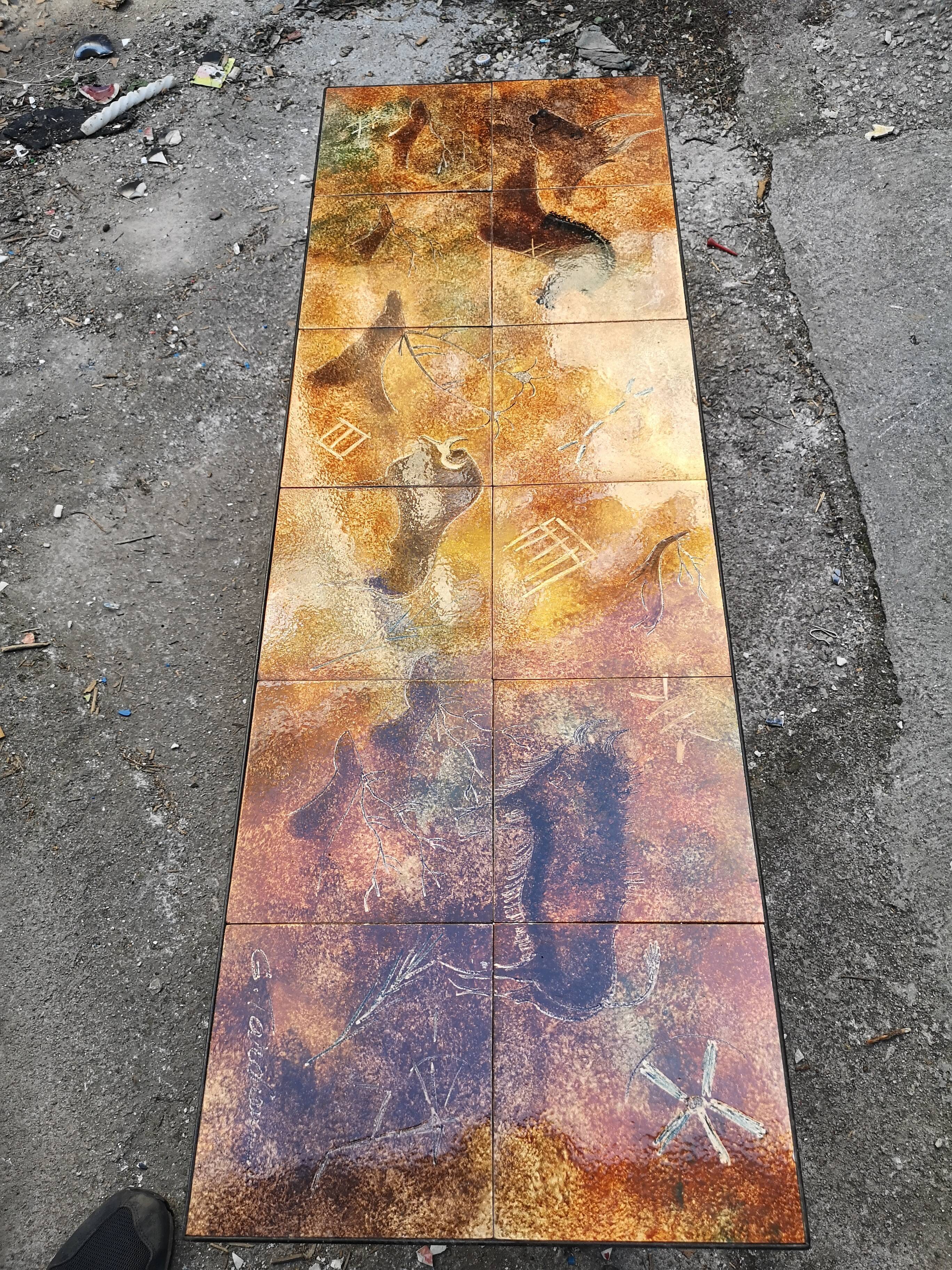 Tardieu ceramic tile coffee table