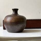 Glazed stoneware neck vase, France 1950