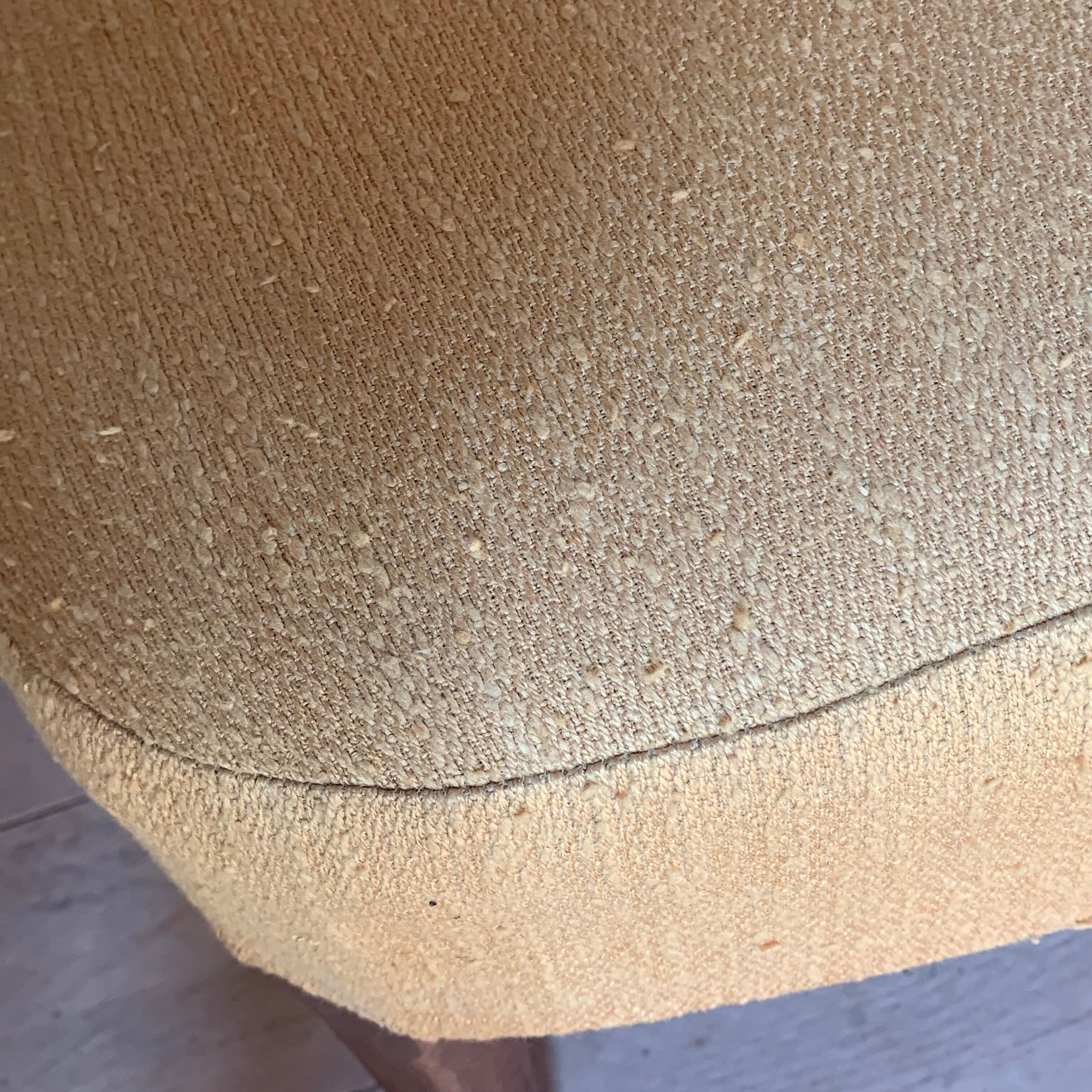 Yellow vintage armchair