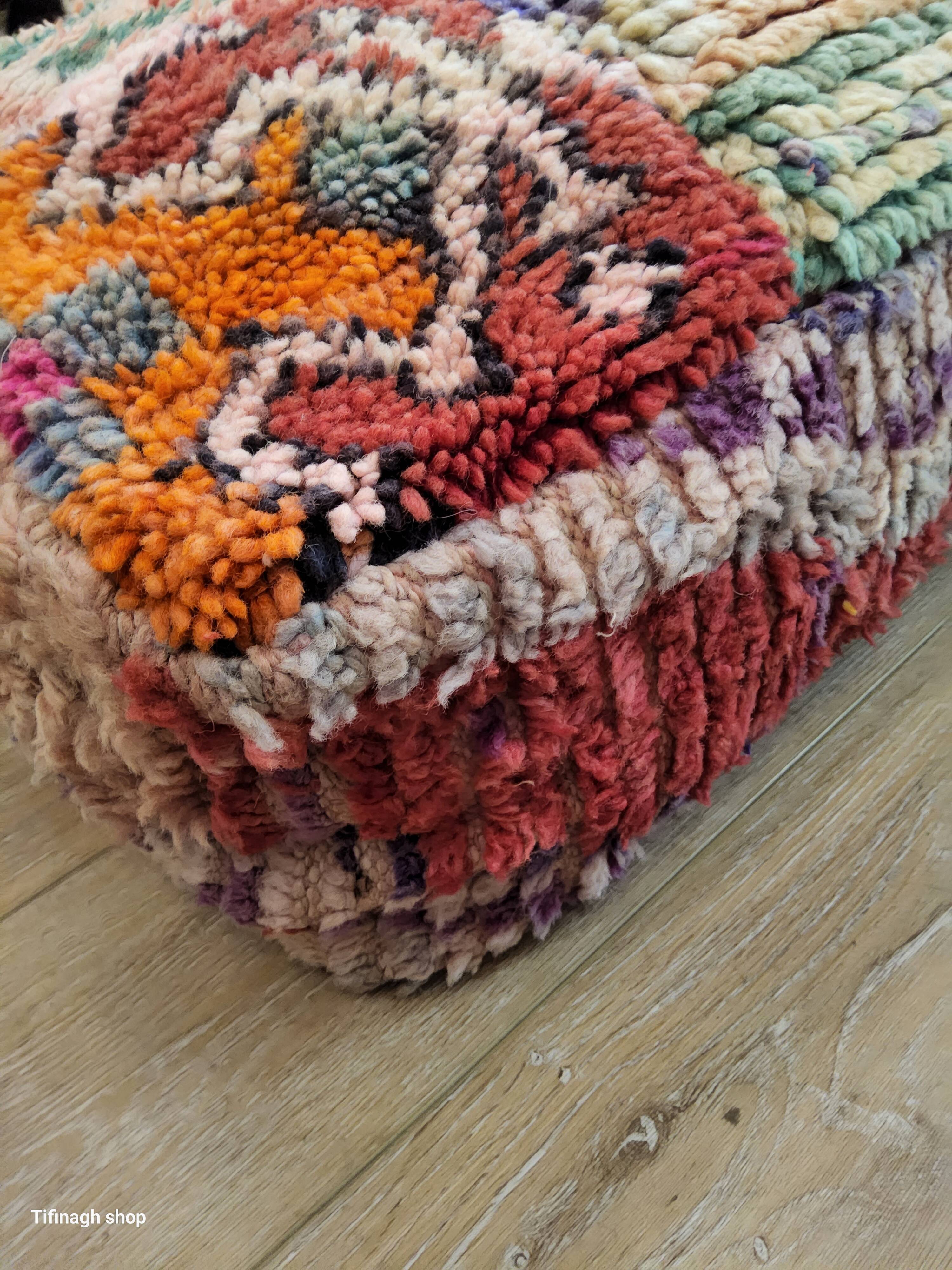 Vintage Berber pouf