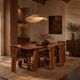 Mario Marenco Sapporo dining table for Mobil Girgi Italy 1970s