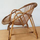 Rattan armchair